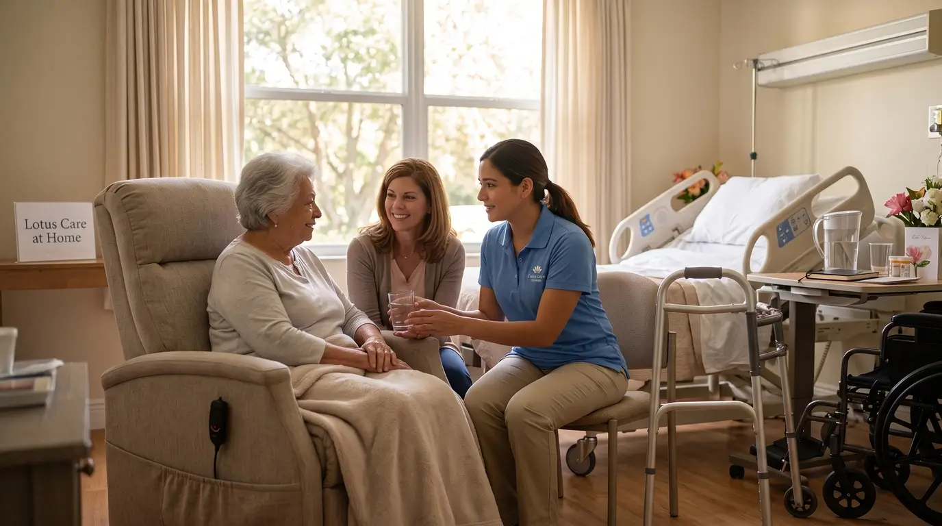 How Lotus Care at Home Supports Your Loved Ones in the Hospital or Rehab
